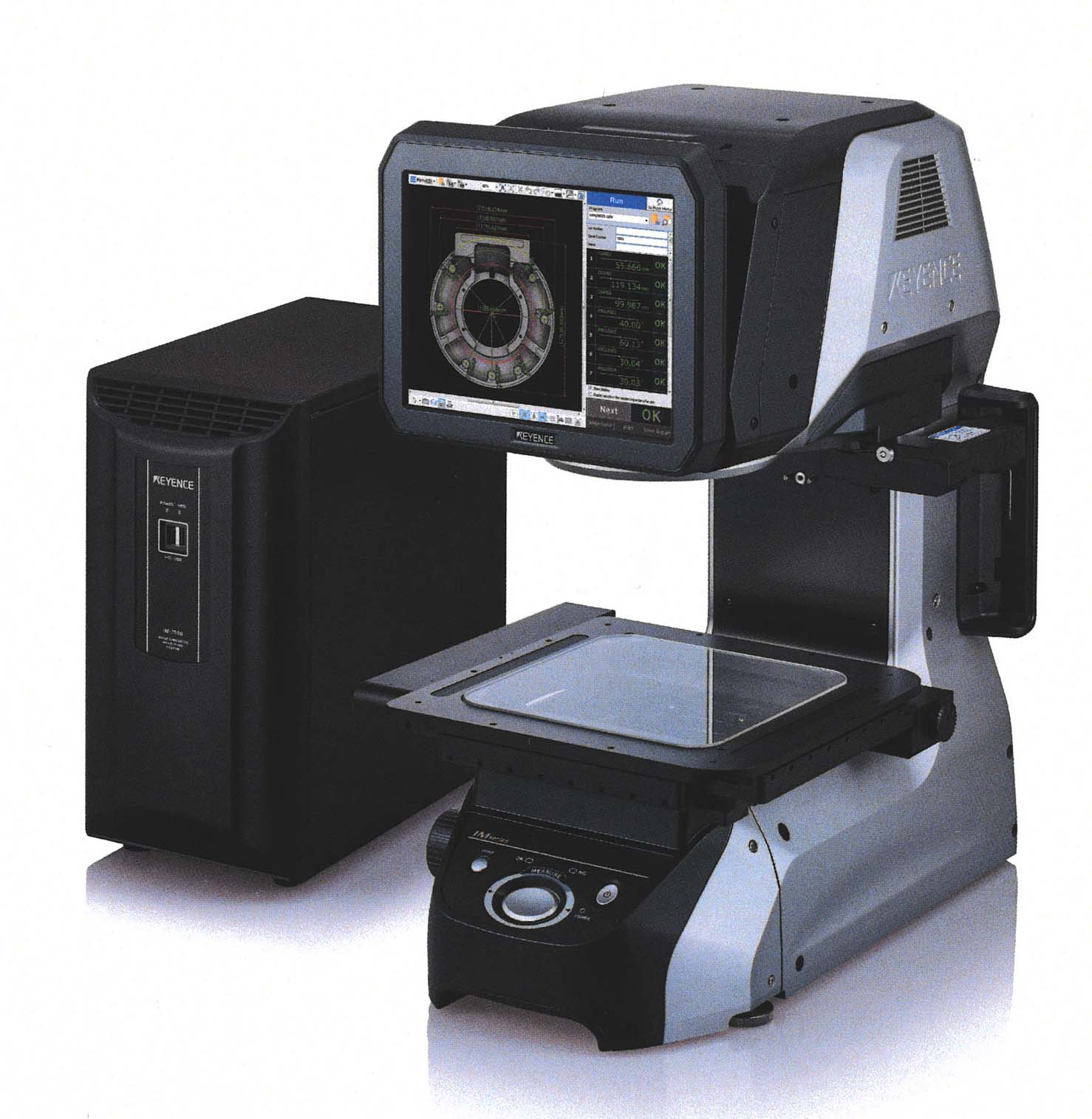 Keyence IM-7020 Head & IM-7001Controller Image Dimension Measurement System